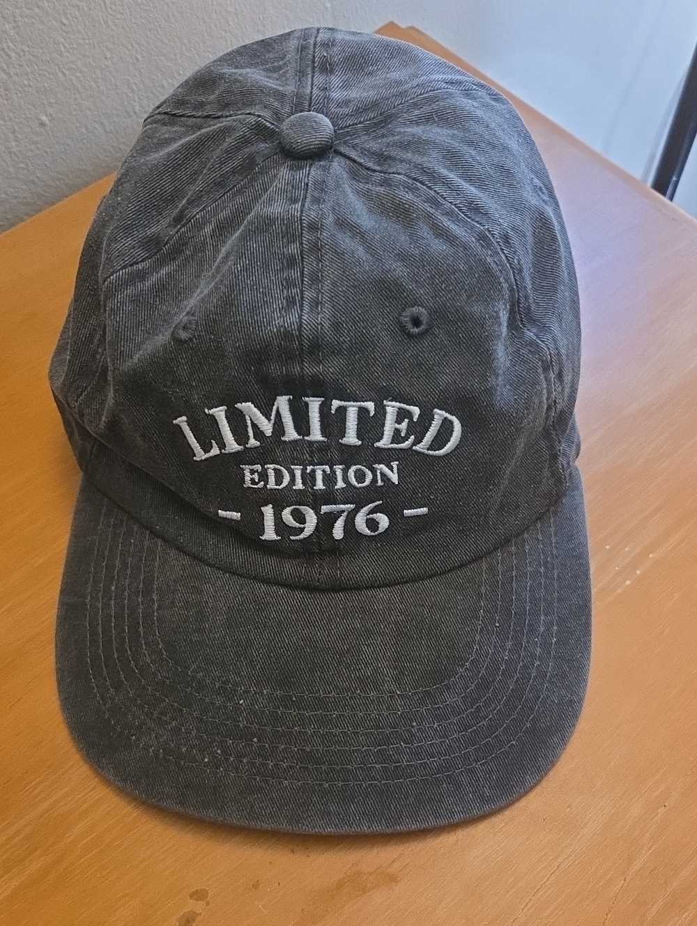 Limited Edition 1976 Washed Black Baseball Cap NWOT